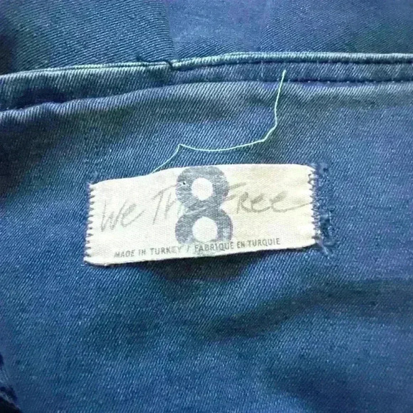 Free People Highlands Denim Mini Skirt Size 8 - Picture 4 of 9